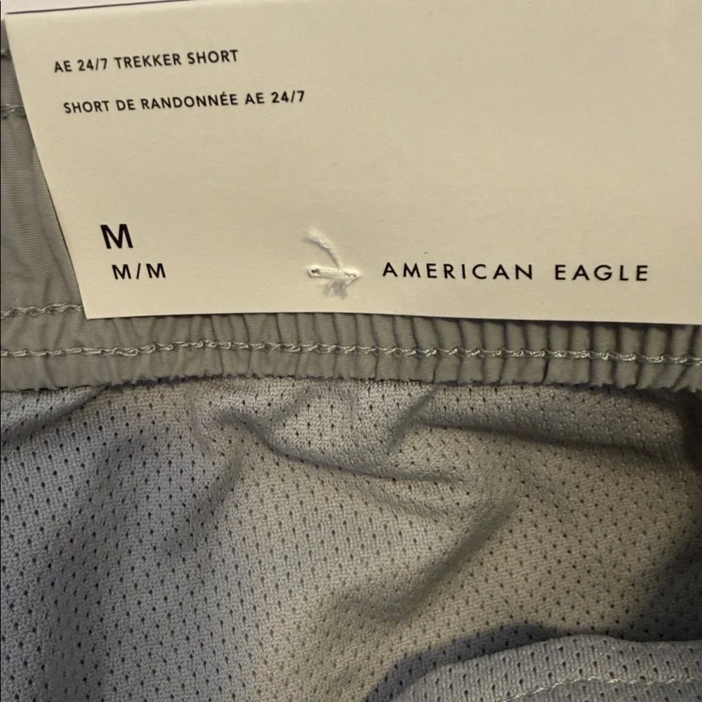 American Eagle Outfitters Men's Grey Trekker Athletic Shorts Sz M. NWT Box35